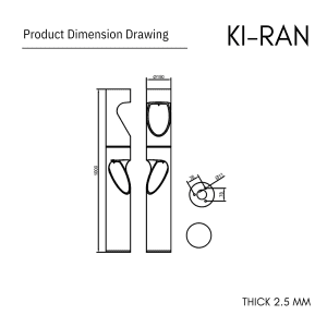 โคมไฟสนาม 100 CM รุ่น KIRAN-BL003-24W-1000