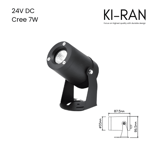 โคมไฟส่องต้นไม้ ไฟปักดิน 7วัตต์ รุ่น EGIS-7W