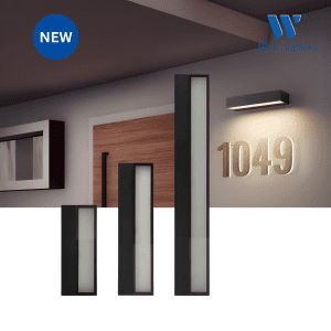 โคมไฟผนังภายนอก ส่องป้ายทะเบียนบ้าน รุ่น WL-B07-3000K