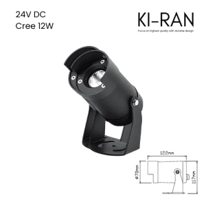 โคมไฟส่องต้นไม้ ไฟปักดิน 12วัตต์ รุ่น EGIS-H-12W