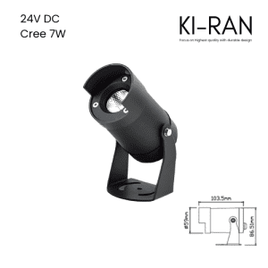 โคมไฟส่องต้นไม้ ไฟปักดิน 7วัตต์ รุ่น EGIS-H-7W