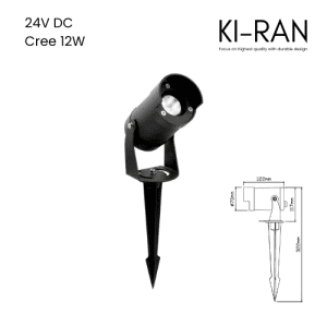 โคมไฟปักดิน โคมไฟส่องต้นไม้ ไฟปักดิน 12วัตต์ รุ่น EGIS-SH-12W