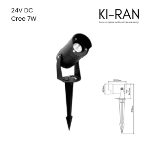 โคมไฟปักดิน โคมไฟส่องต้นไม้ ไฟปักดิน 7วัตต์ รุ่น EGIS-SH-7W