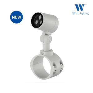 โคมไฟสปอร์ตไลท์ LED แบบรัดเสา ปรับมุมได้ IP65 LED 6W รุ่น WL-JP016-PS114-6W