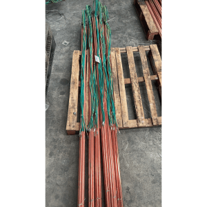 แท่งกราวด์ทองแดง 5/8″ ยาว 2.4 เมตรพร้อมสายไฟ THW 1×16 + หัวหางปลา