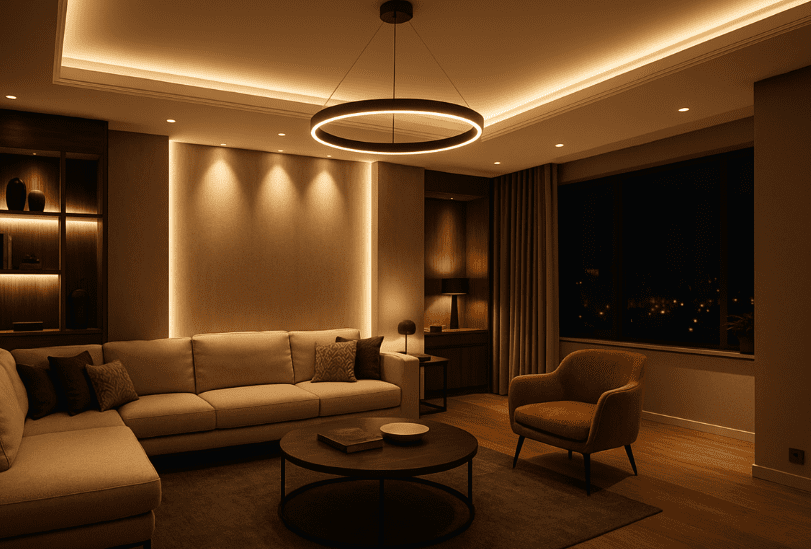 Read more about the article แต่งคอนโดพื้นที่น้อยให้กว้างขึ้นด้วย “แสงไฟ” และเทคนิคการวางโคมไฟ