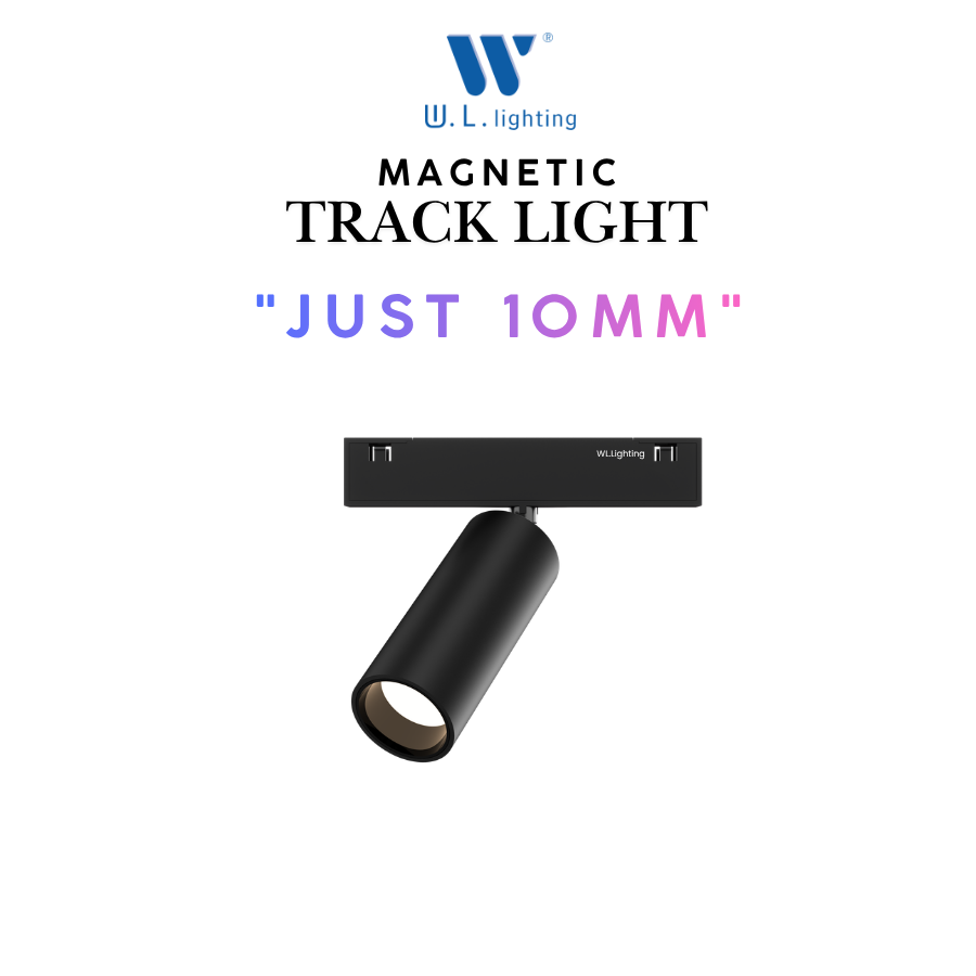 Magnetic Tracklight Spotlight 9W 48V รุ่น WL-MR10-SP-9W | ไฟรางแม่เหล็ก 11mm แสงพุ่ง ชิป 3030 ปรับองศาได้