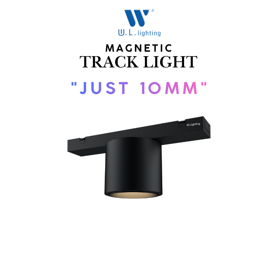 Magnetic Tracklight Downlight 9W 48V รุ่น WL-MR10-DL-R-9W | ไฟรางแม่เหล็ก 10mm แสงพุ่งปรับตำแหน่งได้ง่าย