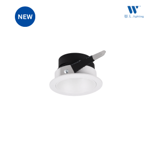 โคมไฟดาวน์ไลท์ Mini ปรับมุมได้ ขั้ว GU10 รุ่น WL-D65-RFWH-GU10