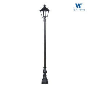 โคมไฟเสาสนามสูง 3 เมตร W.L. Lighting รุ่น WL-E920-E27-BK