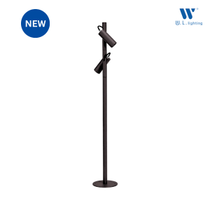 โคมไฟส่องต้นไม้ รุ่น WL-F1700-2x6W-100CM ดีไซน์เรียบหรู หัวโคมปรับมุมส่องได้อย่างอิสระ