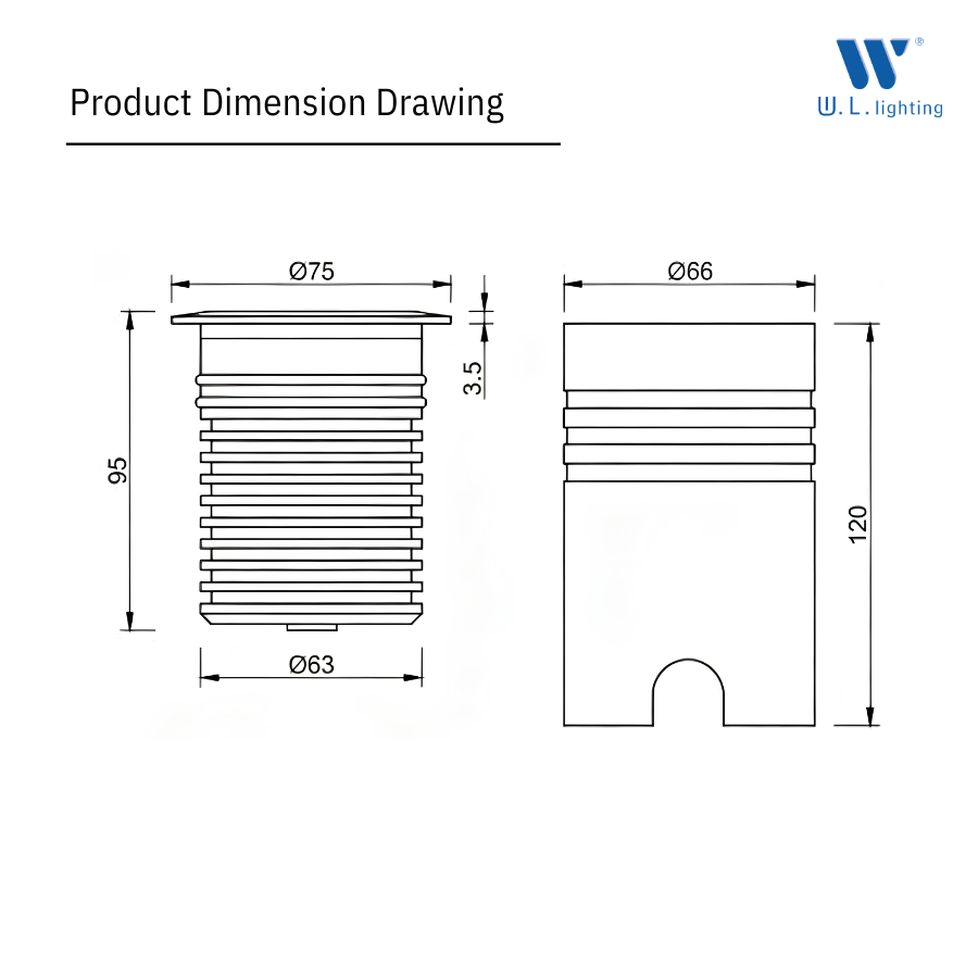 โคมไฟฝังพื้น LED Deep Anti-Glare 9W รุ่น WL-IN010-9W ดีไซน์โมเดิร์น ส่องสว่างนุ่มนวล ไม่แยงตา