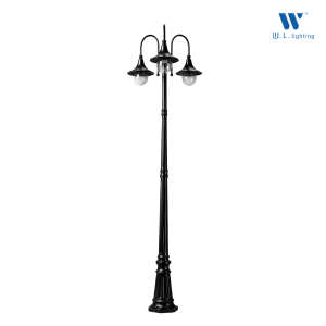โคมไฟเสาสนามสูง 2.3 เมตร รุ่น WL-E3903-3D-BK