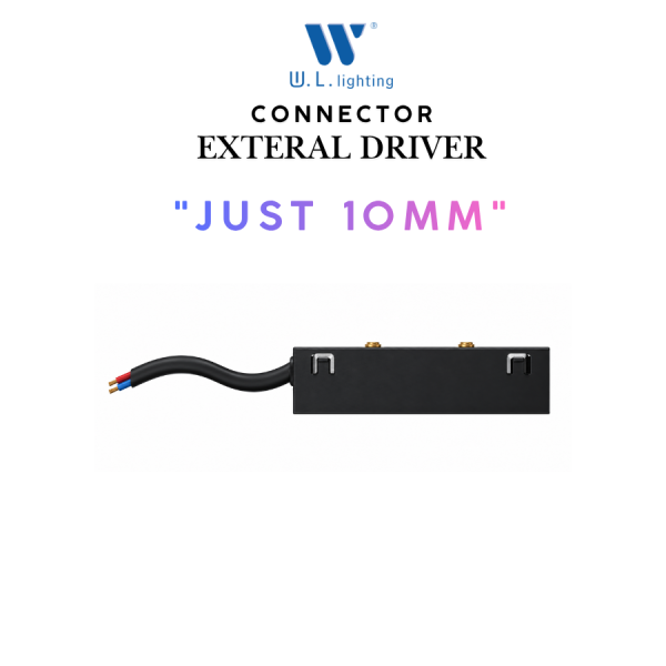 Magnetic Connector to external driver 10mm ตัวต่อไดรเวอร์นอก Ultra Slim WL-MR10-C-Extermal